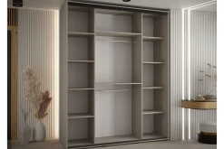Norrebon Garderobe med Speil 200x235 cm