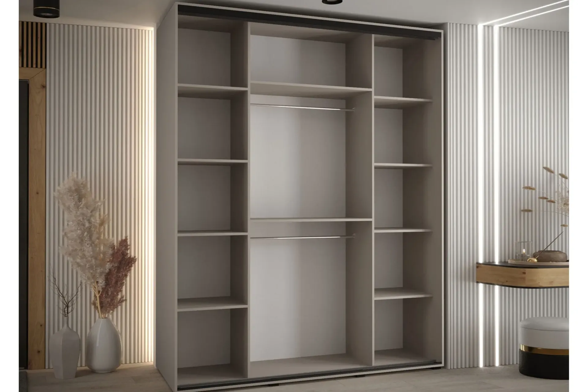 Norrebon Garderobe med Speil 200x235 cm