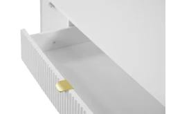 Sminkebord & Toalettbord-Novaj Sminkebord med oppbevaring 55 cm dyp 120 cm bred Hvit