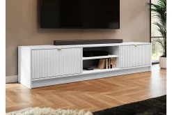 Tv-Benk & Mediabenk-Novaj TV-skap 180 cm Hvit
