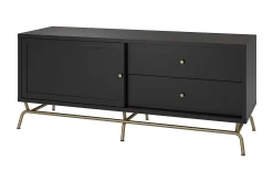 CosmoLiving Tv-Benk & Mediabenk-Nova TV-benk 150x50 cm Svart