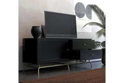 CosmoLiving Tv-Benk & Mediabenk-Nova TV-benk 150x50 cm Svart