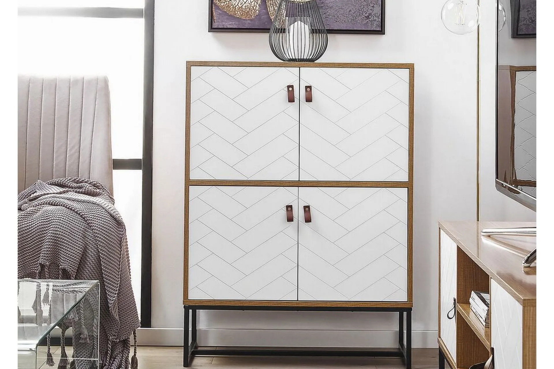Sideboard & Skjenker-Nueva skjenk 76x39 cm Hvit