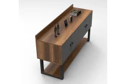 Gangbord|Avlastningsbord-Numandro Avlastningsbord 180 cm Teak,Antracit
