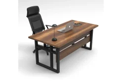 Kontorbord-Numandro Skrivebord 180 cm Teak
