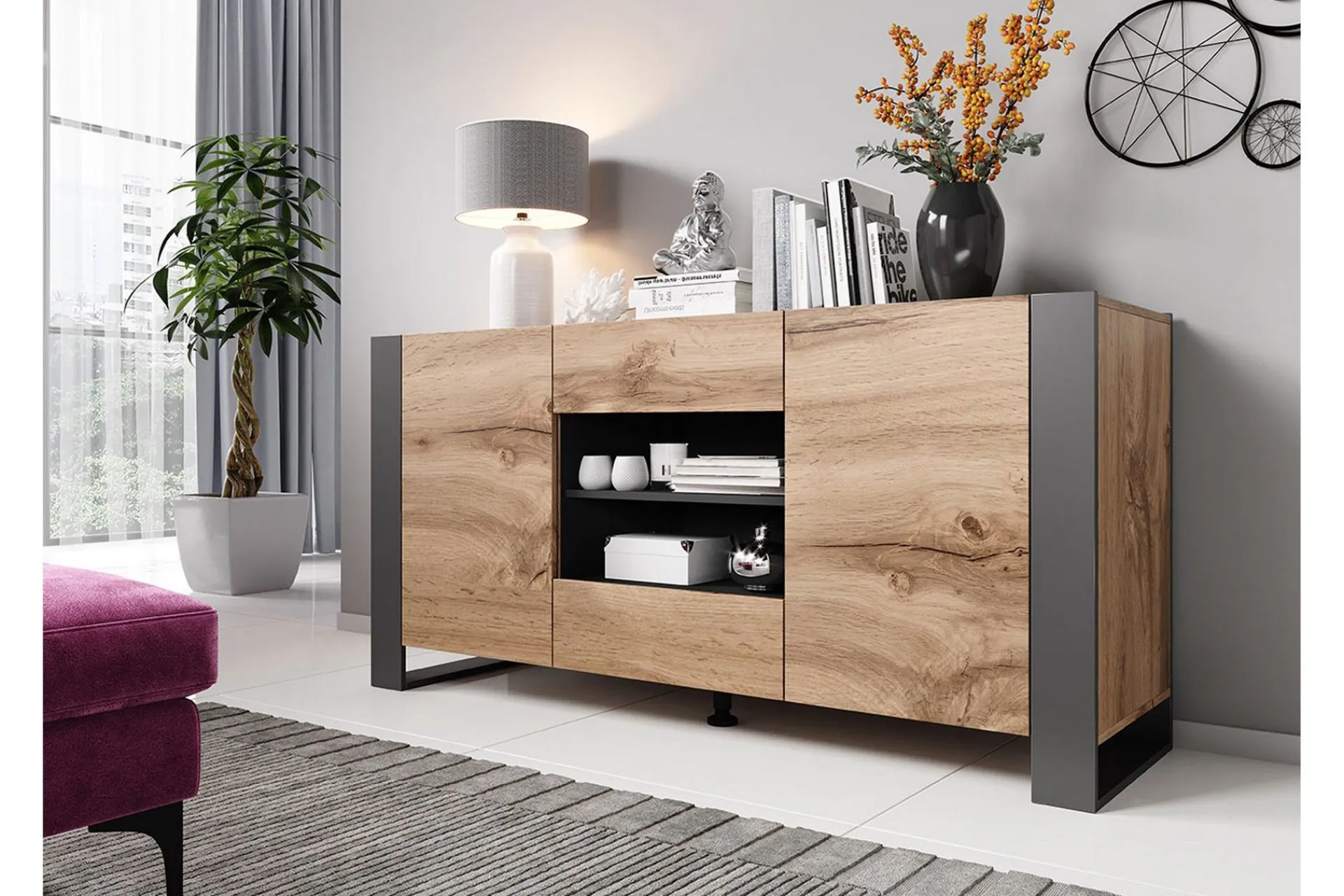 Oberting Kommode 164x44 cm
