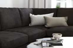 Scandinavian Choice Ocean Lyx 5-seters Høyrevendt L-formet Sjeselongsofa i Fløyel