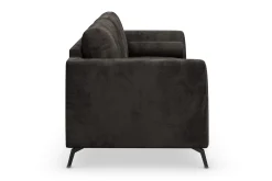 Scandinavian Choice Velour Sofa & Fløyel Sofa-Ocean Lyx 3-seter Sofa Mörkbrun