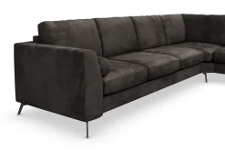 Scandinavian Choice Ocean Lyx 5-seters Vendbar L-formet Hjørnesofa i Fløyel