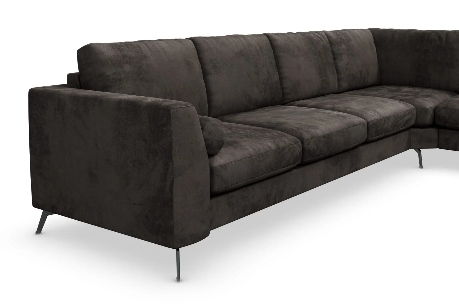 Scandinavian Choice Ocean Lyx 5-seters Vendbar L-formet Hjørnesofa i Fløyel