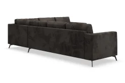 Scandinavian Choice Ocean Lyx 5-seters Vendbar L-formet Hjørnesofa i Fløyel