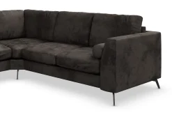 Scandinavian Choice Ocean Lyx 5-seters Vendbar L-formet Hjørnesofa i Fløyel