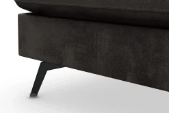 Scandinavian Choice Velour Sofa & Fløyel Sofa-Ocean Lyx 6-seters Venstrevendt U-formet Sofa med Divan og Sjeselong + Fotskammel i Fløyel Mörkbrun