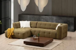 Sofa Med Sjeselong-Octavian Sofa med Sjeselong 5-seter Beige