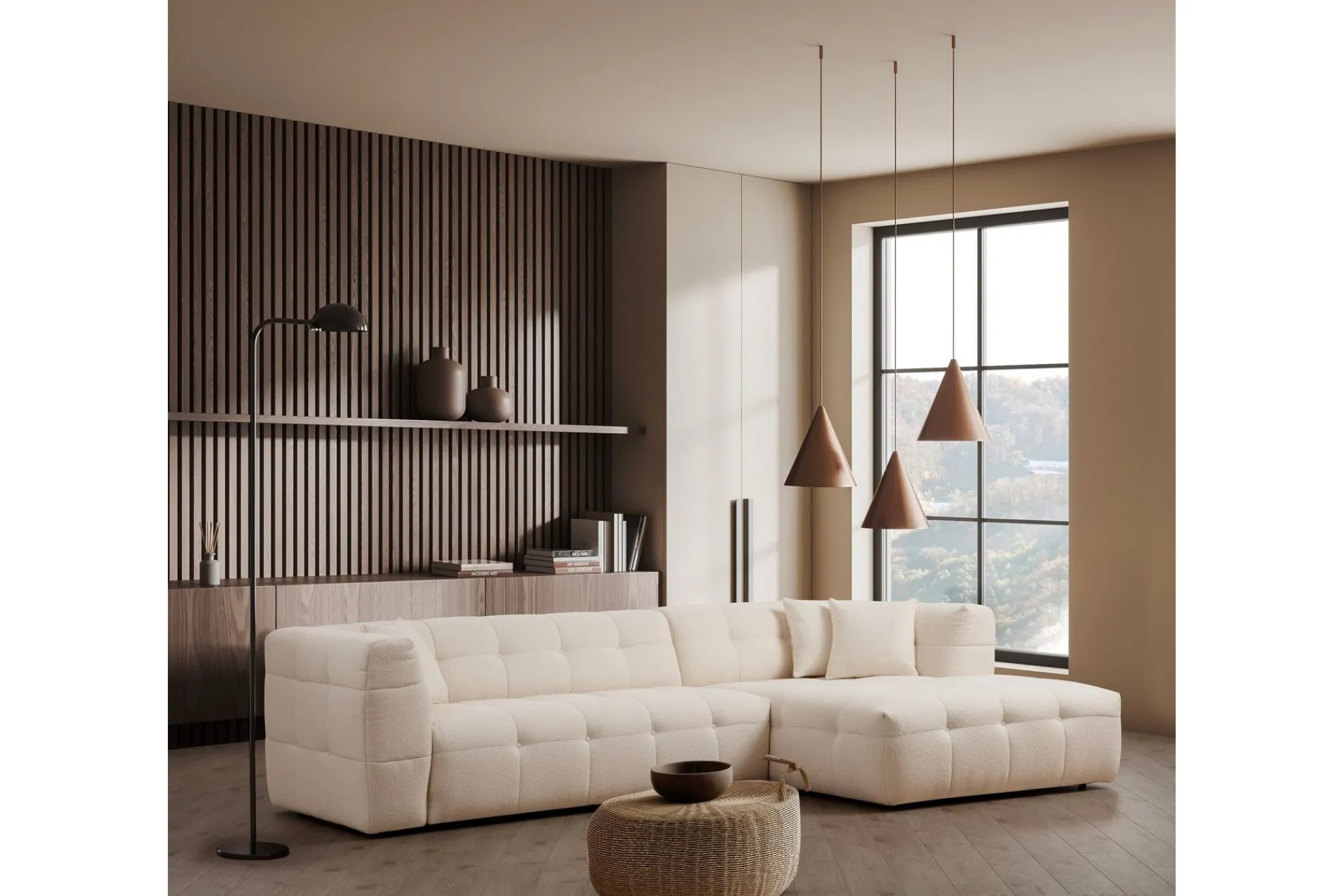 Octavian Sofa med Sjeselong 5-seter