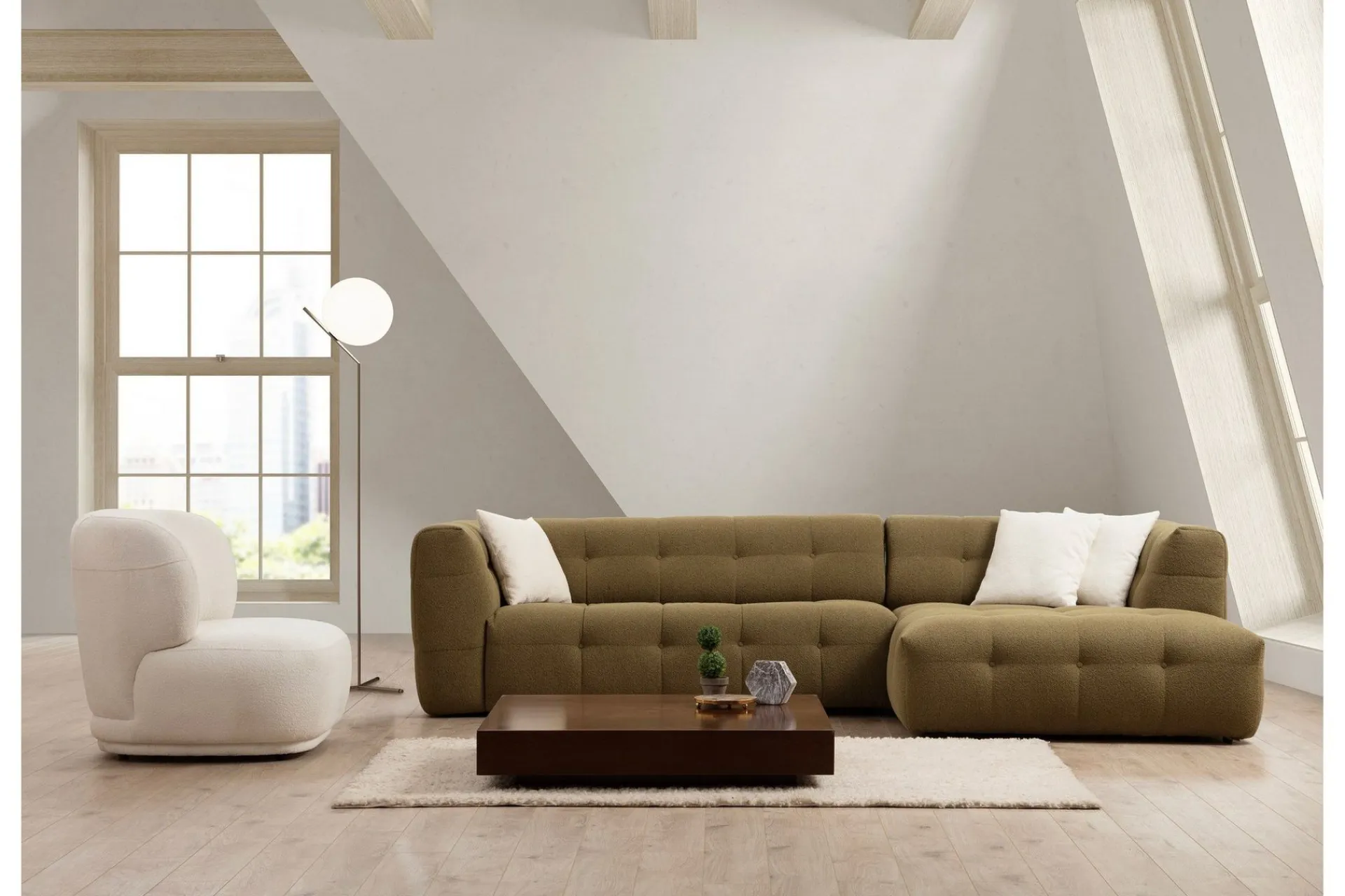 Octavian Sofa med Sjeselong 5-seter