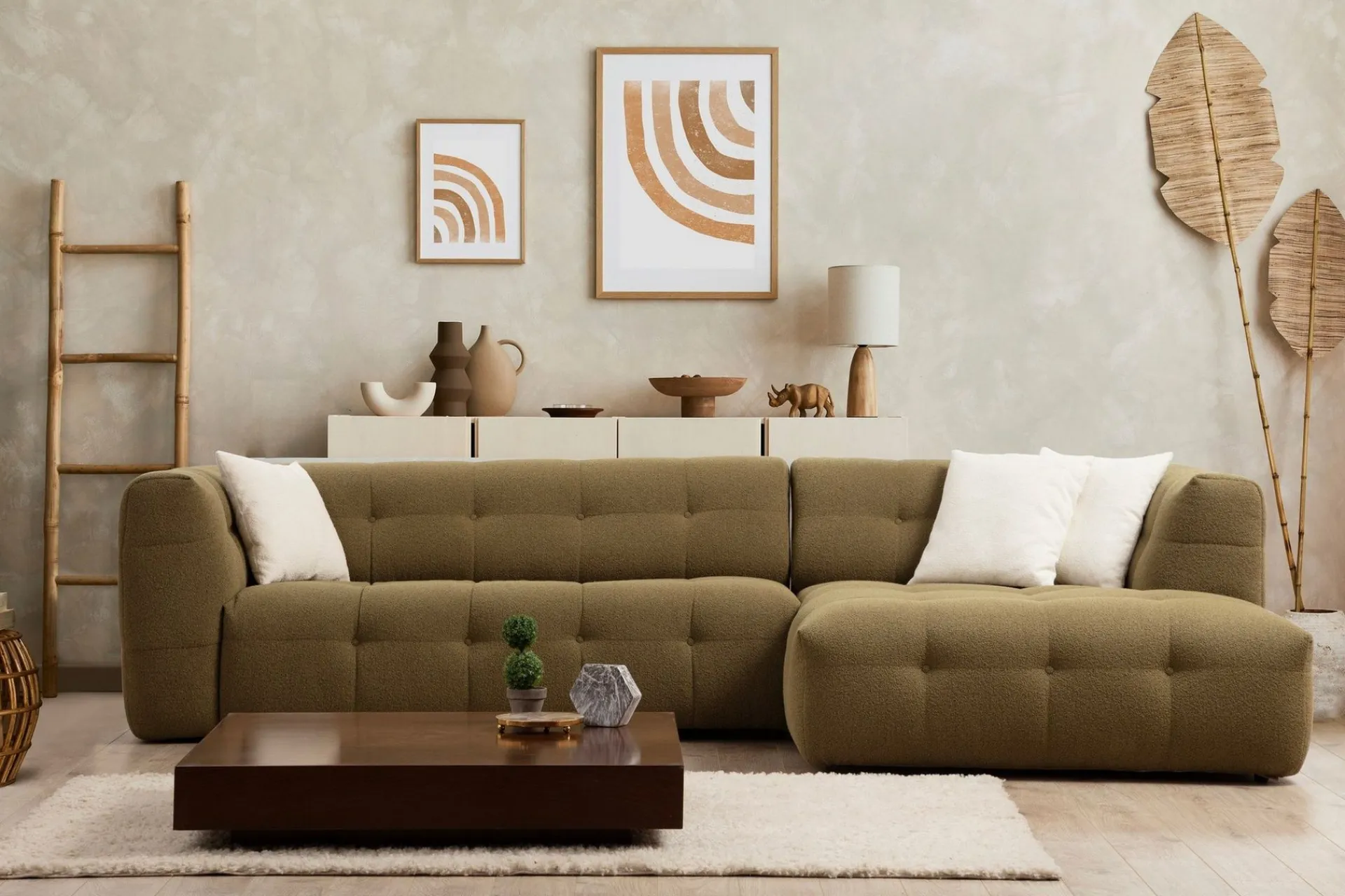Octavian Sofa med Sjeselong 5-seter