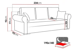 Velour Sofa & Fløyel Sofa-Olimpia Sofa Musca 14
