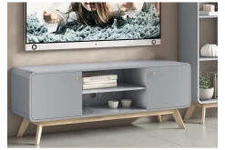 Tv-Benk & Mediabenk-Olivet Tv-benk 140 cm Grey
