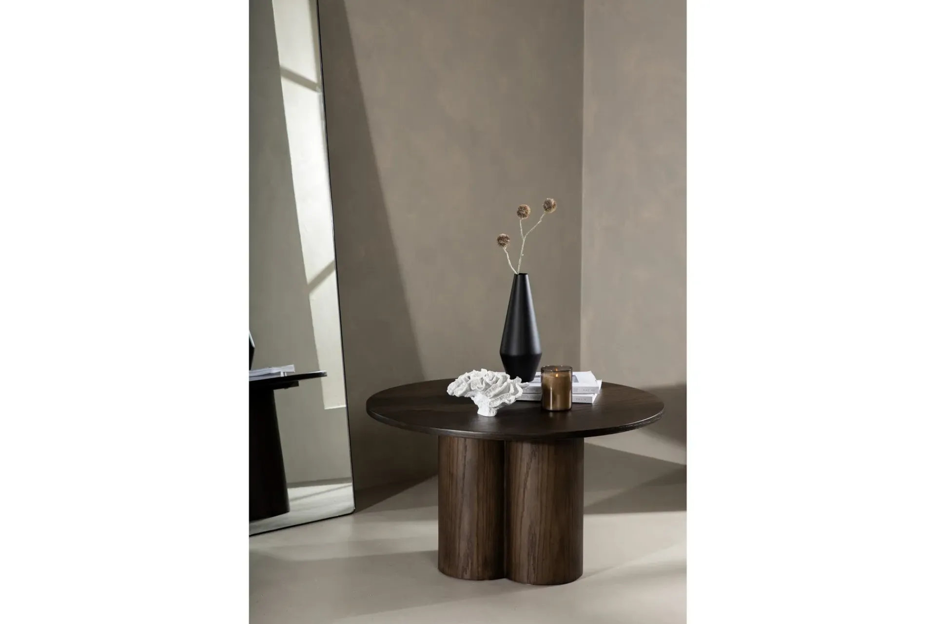 Venture Home Sofabord-Olivia Sofabord 80 cm Rundt Brun