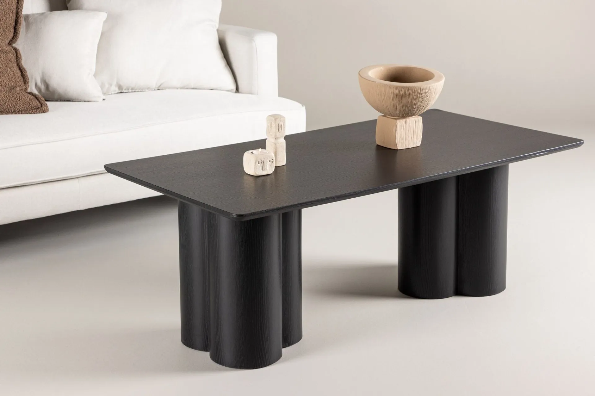 Venture Home Sofabord-Olivia Sofabord 120x60 cm Svart