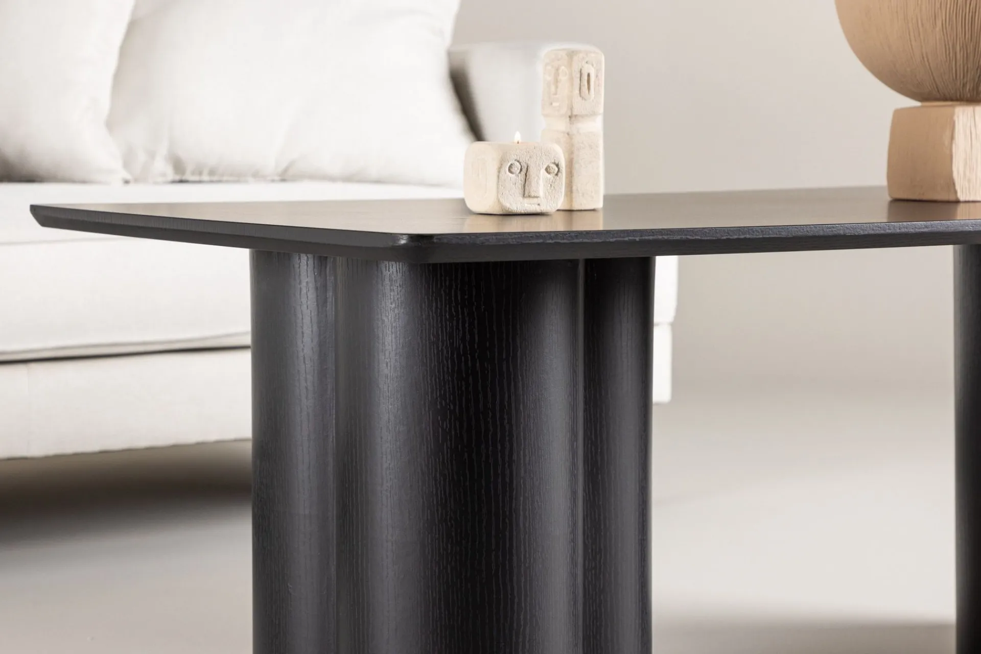 Venture Home Sofabord-Olivia Sofabord 120x60 cm Svart