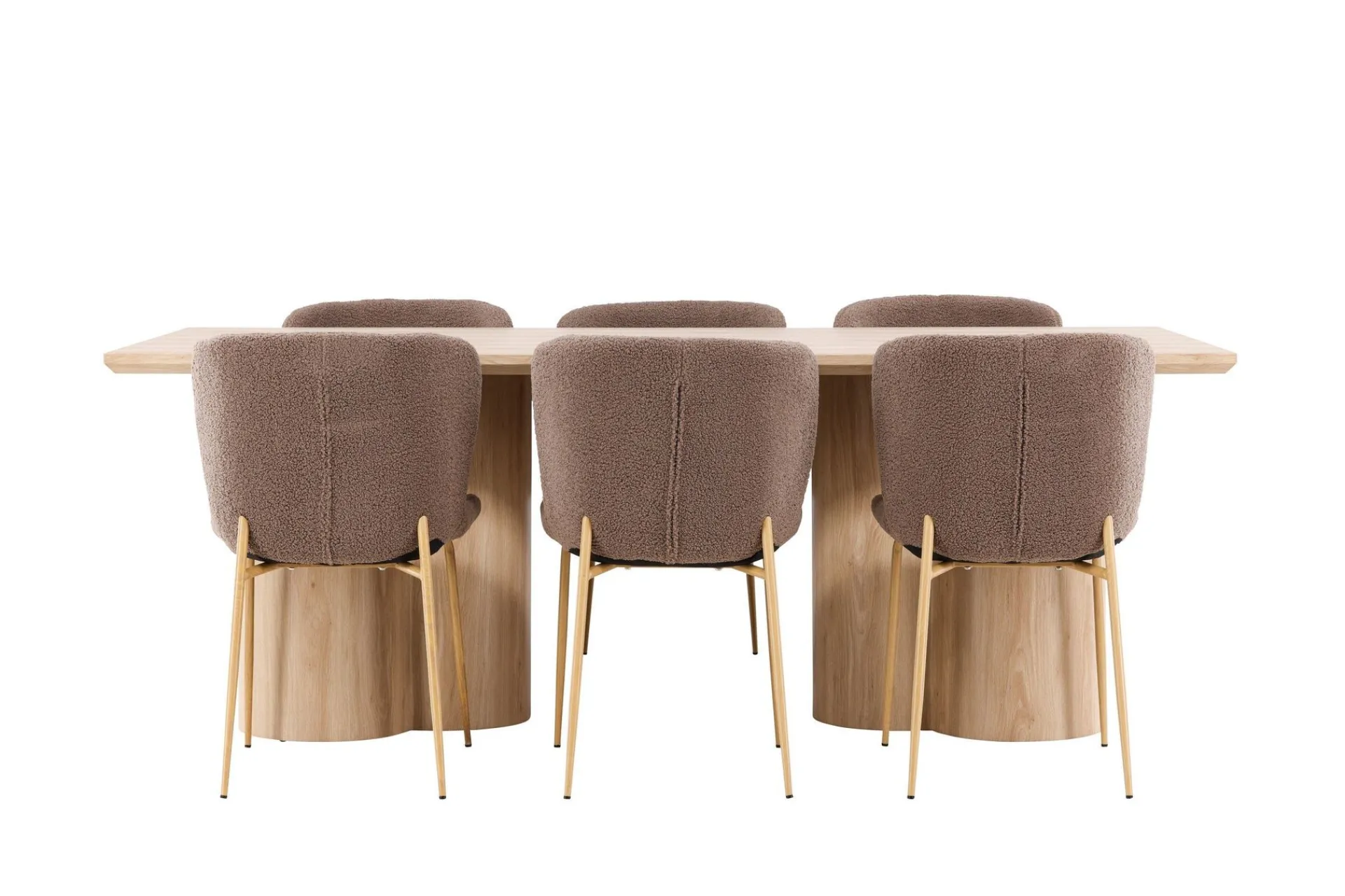 Venture Home Olivia Spisegruppe 210 cm Rektangulær med 6 Modesto stoler