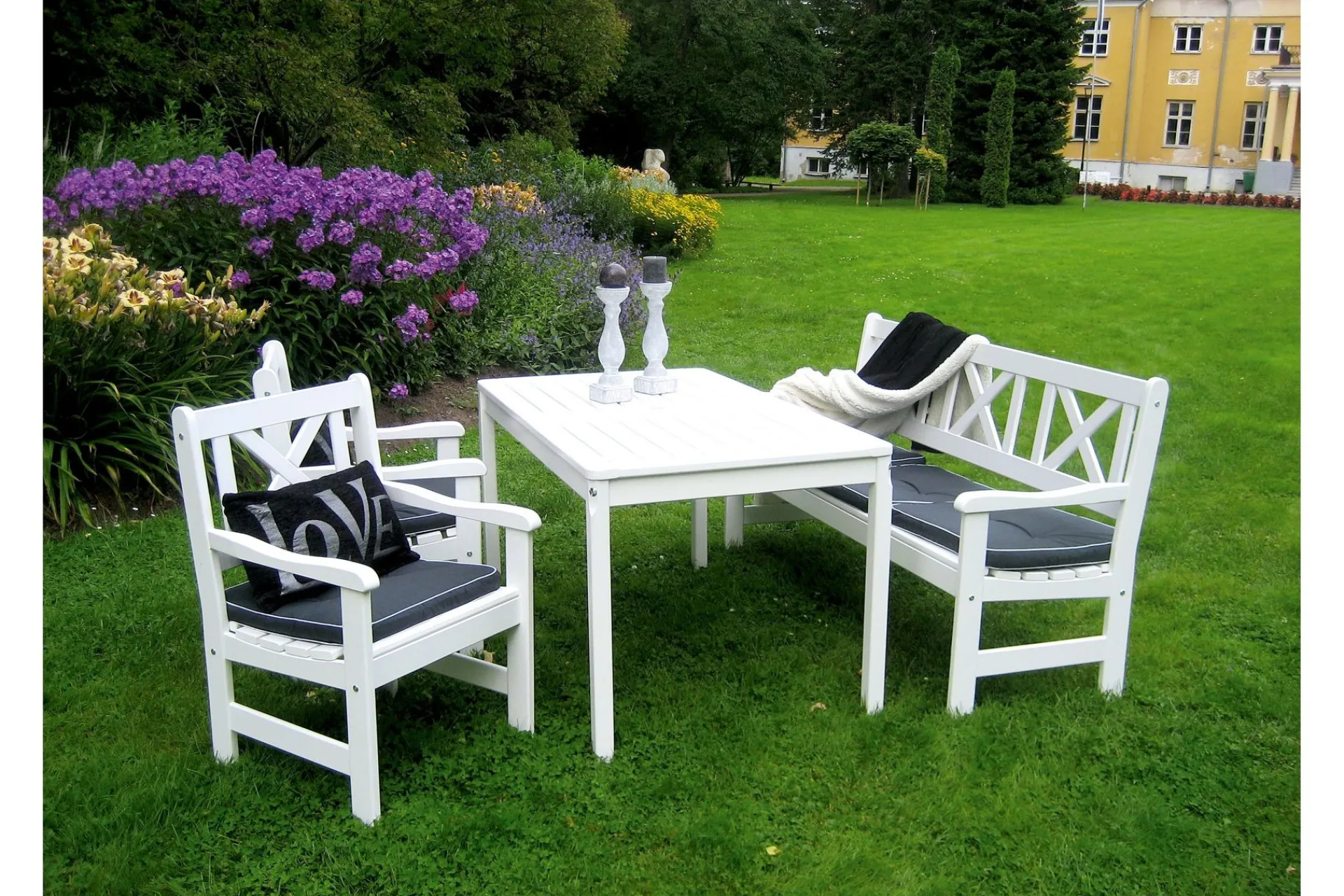 Comfort Garden Spisegrupper Hage-Olivo Spisegruppe Hvit