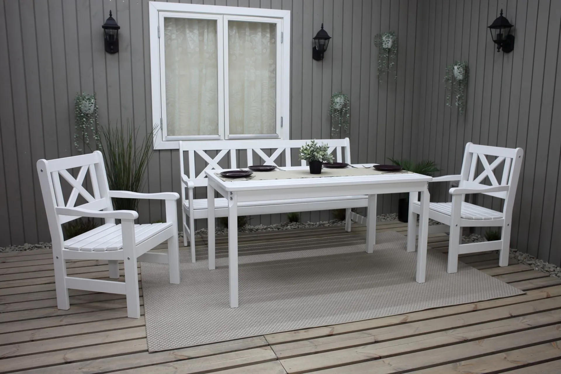 Comfort Garden Spisegrupper Hage-Olivo Spisegruppe Hvit