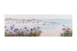 Oljemaling-Oljemaleri 50x150cm Stranden Flerfärgad