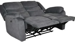 Olvani 2-seters reclinersofa i stoff, elektrisk