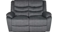 Olvani 2-seters reclinersofa i stoff, elektrisk