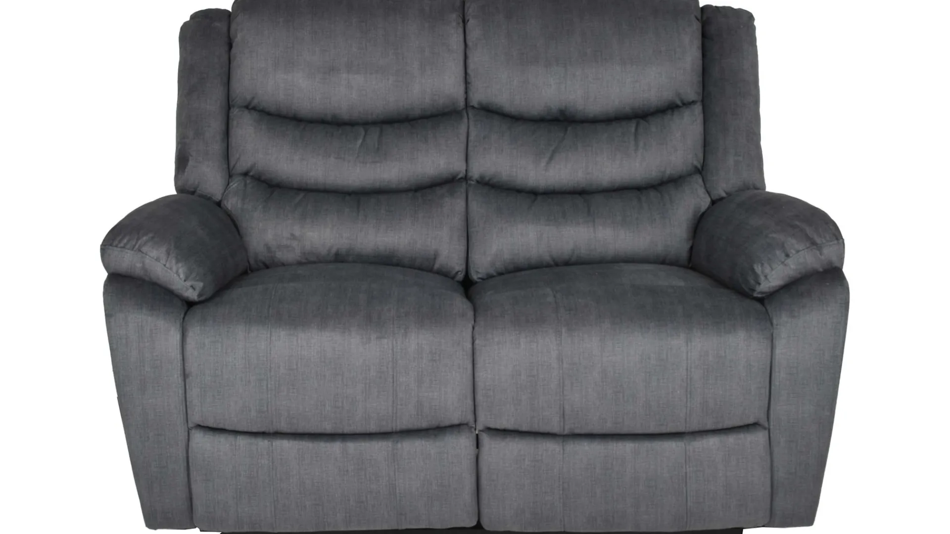 Olvani 2-seters reclinersofa i stoff, elektrisk