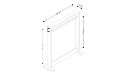 Olyric TV-hylle 124 cm