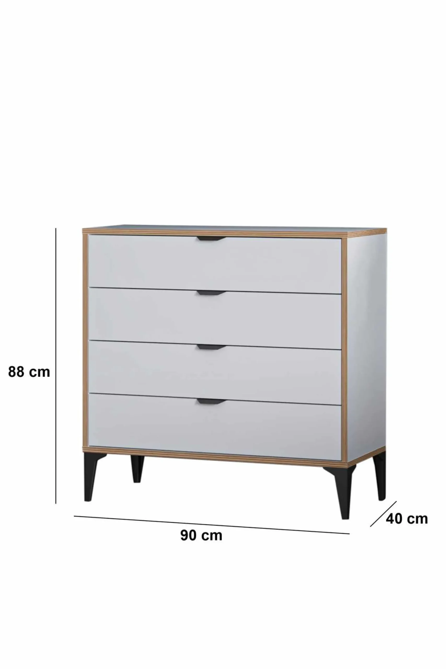 Kommode|Entrekommode-Olyros kommode 90 cm Hvit