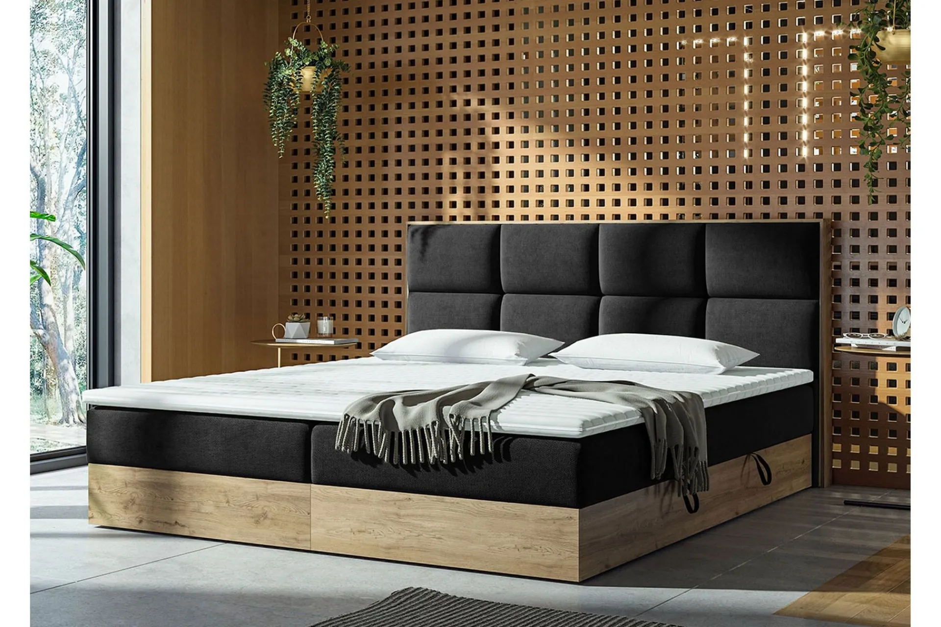 Kontinentalsenger|Seng Med Oppbevaring-Oppbevaringsseng EUPHORIA 140x200 Belle 2