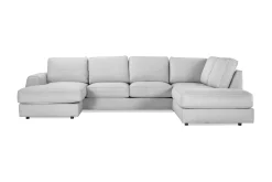 Scandinavian Choice Optus Lyx 4-seters Høyrevendt U-formet Sofa med Divan og Sjeselong i Stoff