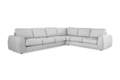 Scandinavian Choice Hjørnesofa-Optus Lyx 5-seters Vendbar L-formet Hjørnesofa i Stoff Grey