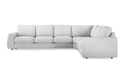 Scandinavian Choice Hjørnesofa-Optus Lyx 5-seters Vendbar L-formet Hjørnesofa i Stoff Grey