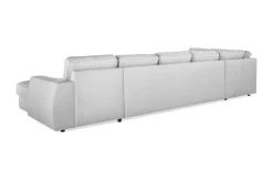 Scandinavian Choice U-Sofa-Optus Lyx 6-seters Venstrevendt U-formet Large Sofa med Divan og Sjeselong i Stoff Grey