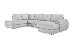 Scandinavian Choice Optus Lyx 4-seters Venstrevendt U-formet Sofa med Divan og Sjeselong i Stoff