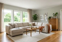 Scandinavian Choice Optus 5-seters hjørnesofa med vendbar divan
