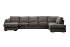 Scandinavian Choice U-Sofa-Optus 6-seters U-sofa med divan og sjeselong venstre Mørkegrå