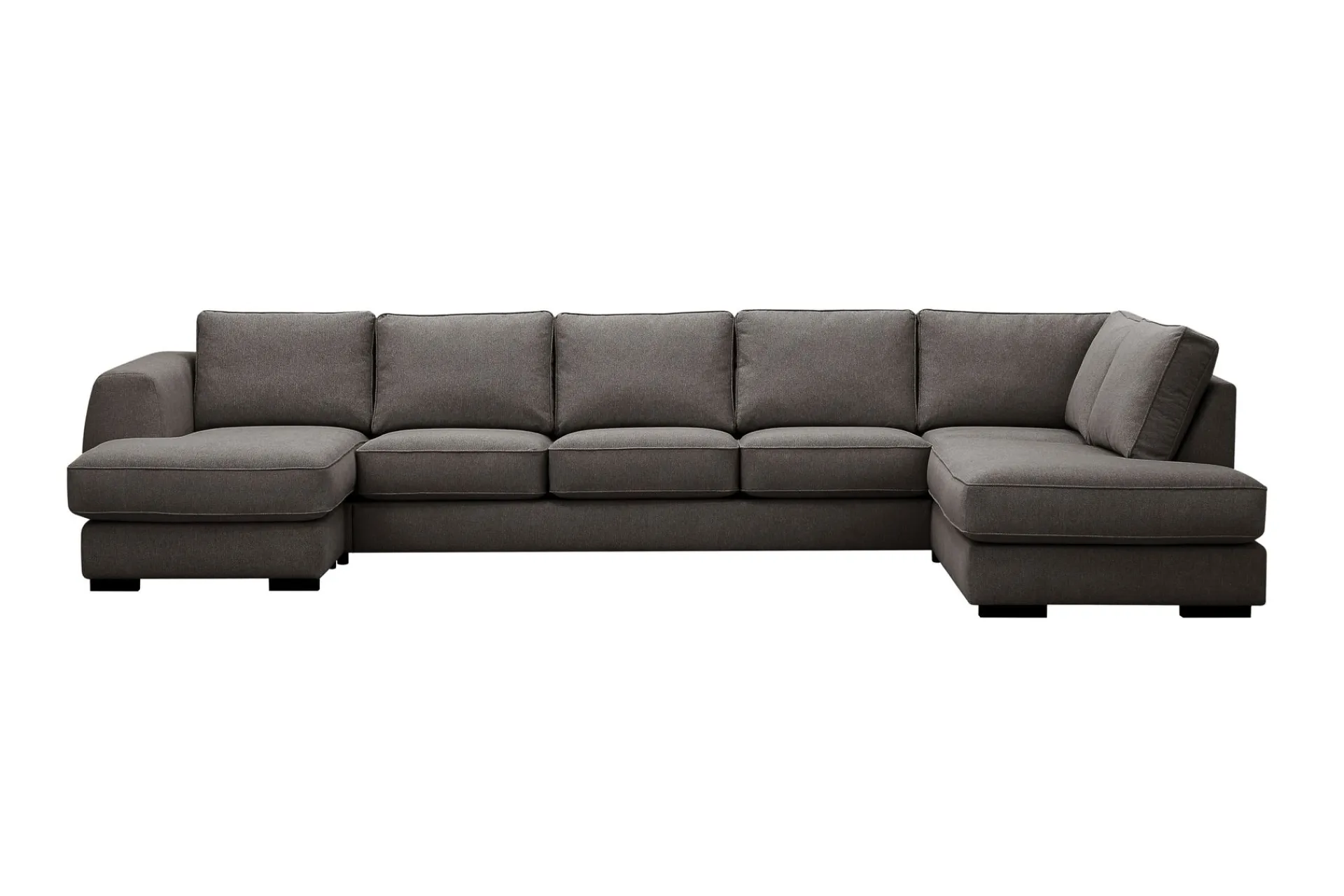 Scandinavian Choice U-Sofa-Optus 6-seters U-sofa med divan og sjeselong venstre Mørkegrå