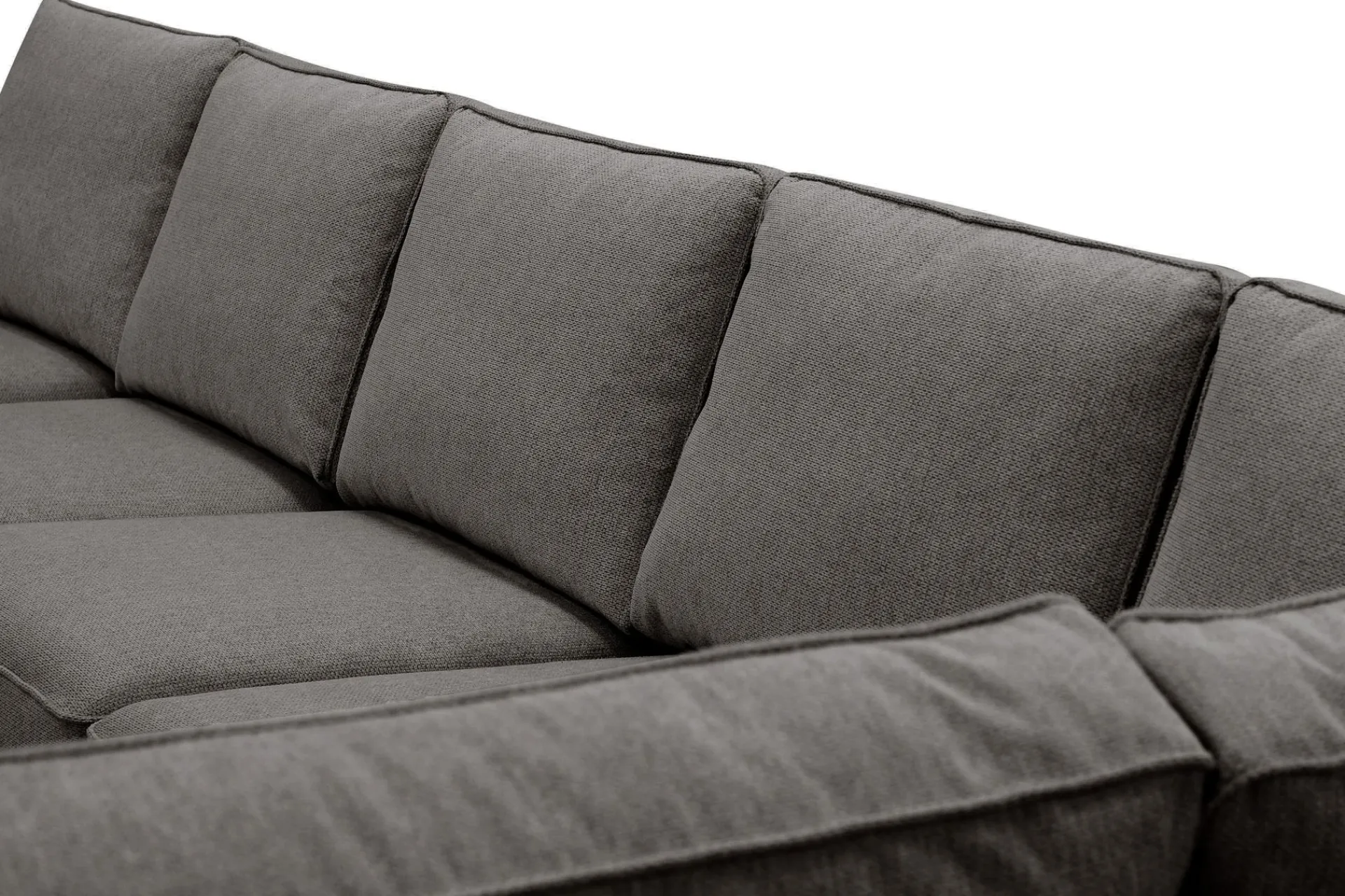 Scandinavian Choice U-Sofa-Optus 6-seters U-sofa med divan og sjeselong venstre Mørkegrå