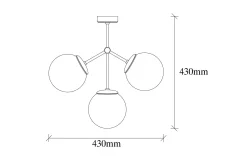 Opviq Damar Taklampe