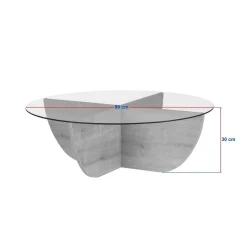 Sofabord-Orwin Sofabord 90 cm Mörkbrun