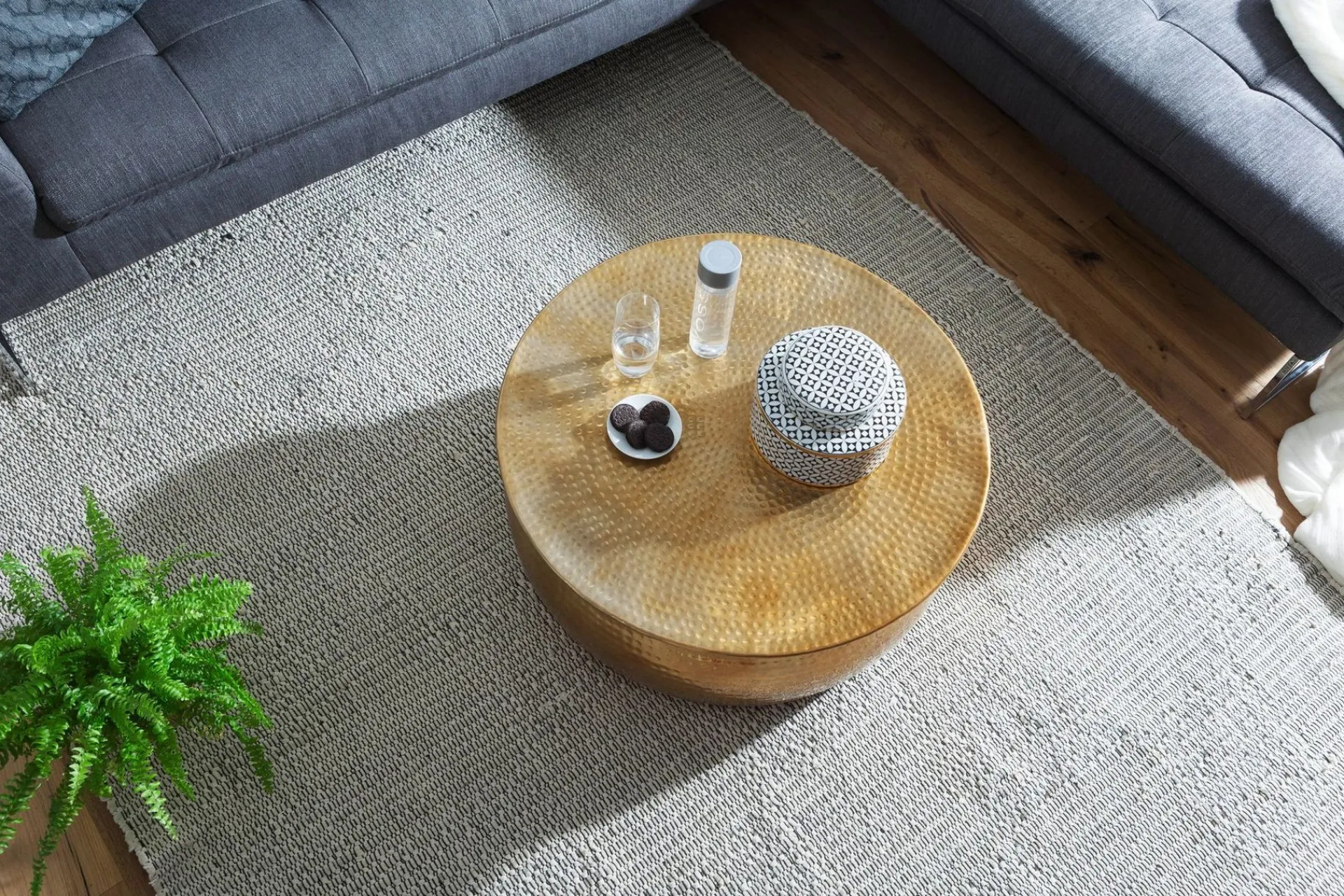 Wohnling Sofabord-Osagie Sofabord 75 cm Rundt Kobber