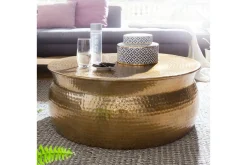 Wohnling Sofabord-Osagie Sofabord 75 cm Rundt Kobber