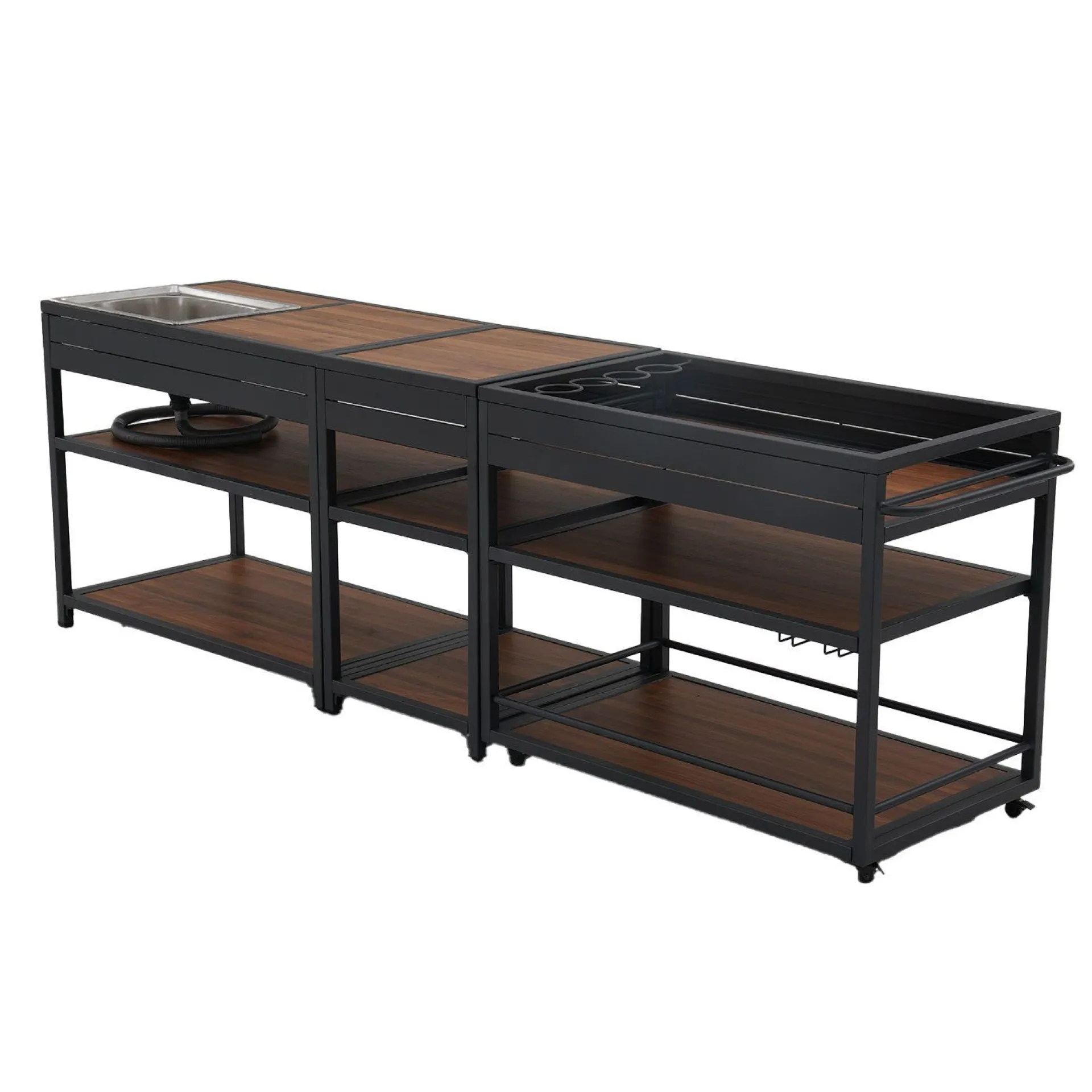 Kullgrill|Øvrige Griller-Outdoor Kitchen Module HOME4YOU Grå